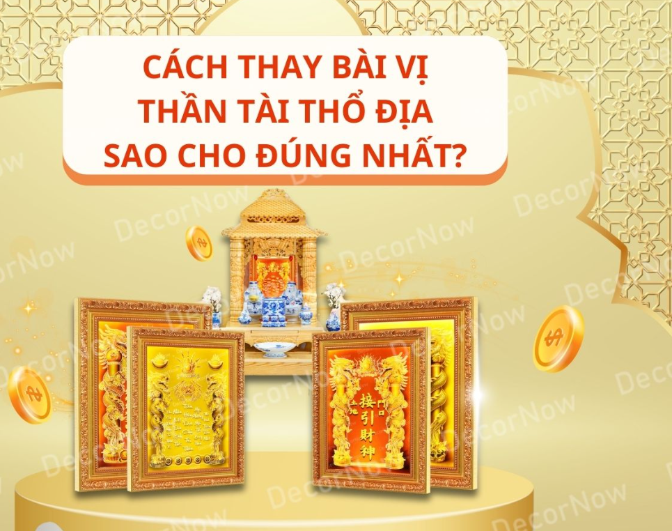 Khi nào nên thay bài vị Thần Tài